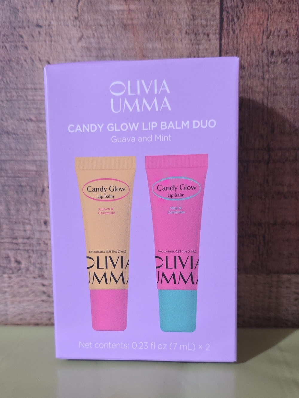 Candy Glow Lip Balm Duo — Guava Pink & Mint Blue